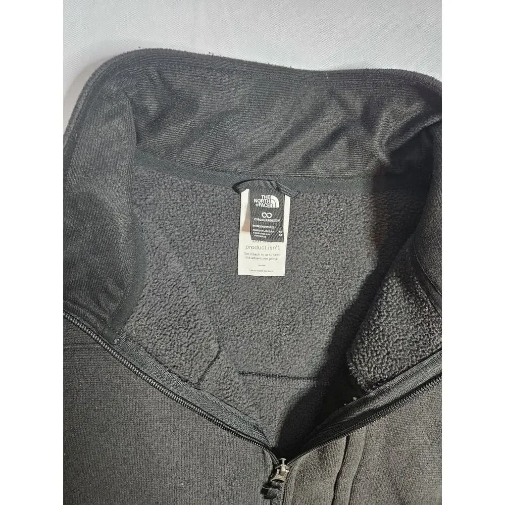 The North Face Gordon Lyons Men’s Medium Black 1/4 Zip Fleece Pullover